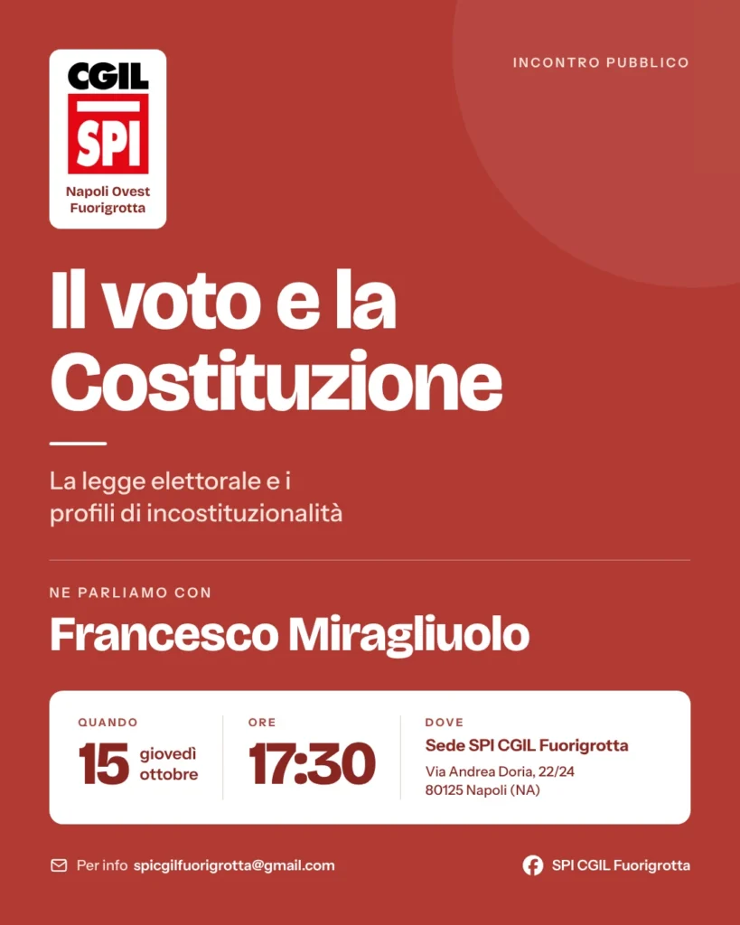 Il voto e la Costituzione